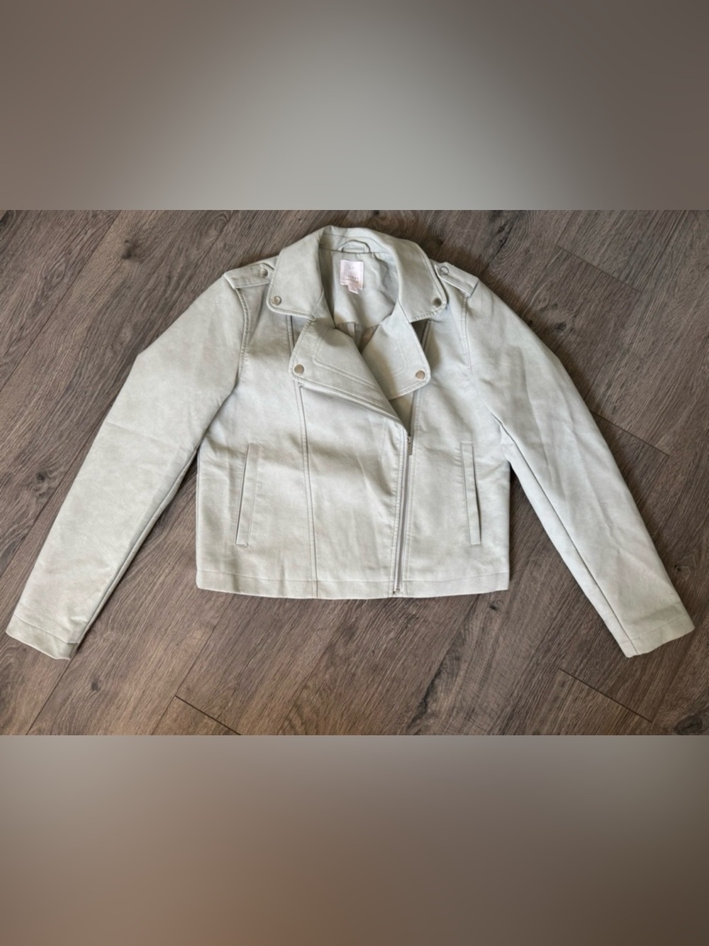 Faux leather jacket